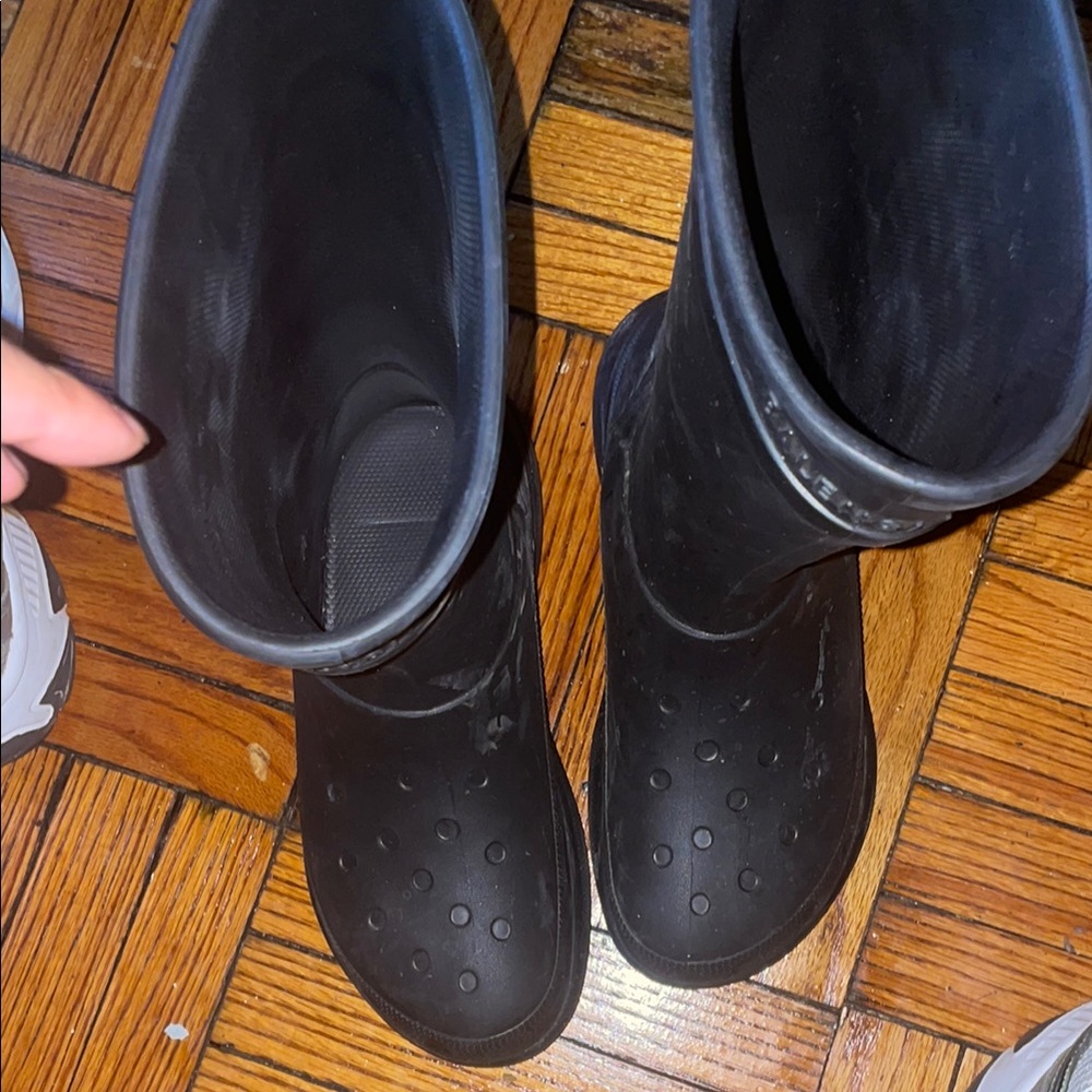 Balenciaga Black Rubber Boots - Picture 3 of 3